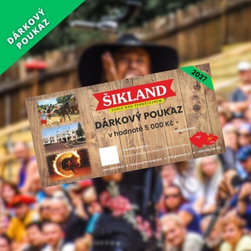Dárkový poukaz 5 000 Kč