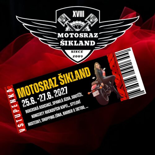 Vstupenka: Motosraz Šikland 2027