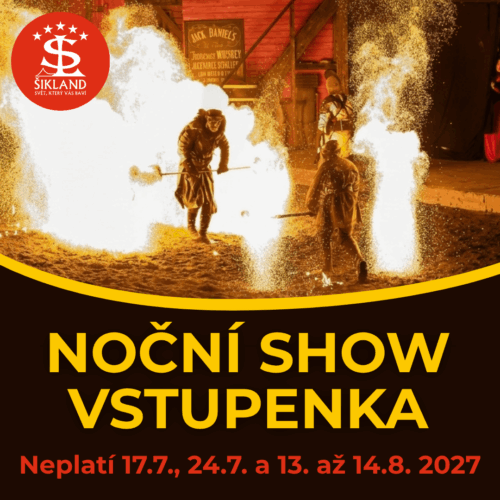 Vstupenka na zážitkovou noční ohňovou show s příběhem